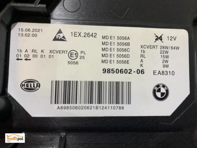 BMW 5 G30/31 LCI Faro anteriore Full Led R - 12722 - Foto 7