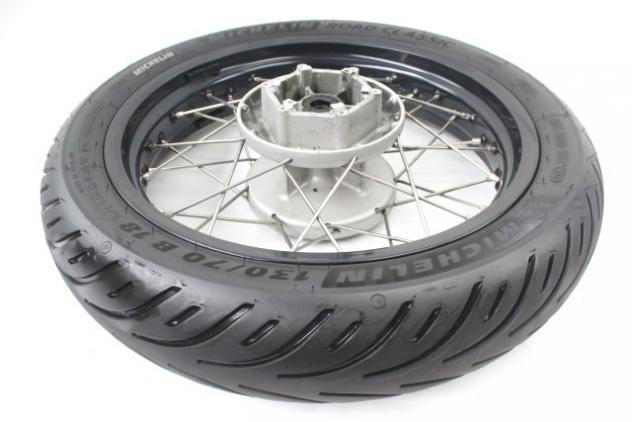 ROYAL ENFIELD INTERCEPTOR 650 148500D CERCHIO RUOTA POSTERIORE 18X3.50 19 - 24 REAR WHEEL - Foto 3