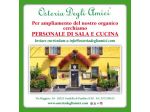 Cuoco e Aiutante Cuoco Personale di Sala e Cucina