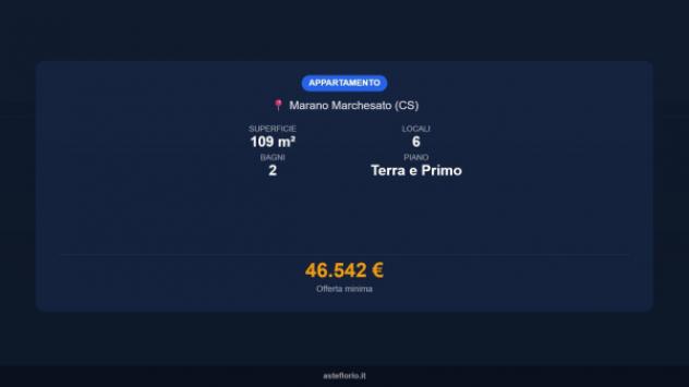 Immobile in asta di 109 m² in vendita a Marano Marchesato - Foto 15