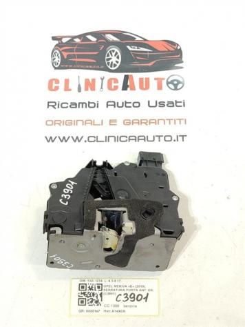 SERRATURA ANTERIORE DESTRA OPEL Meriva 3° Serie 13258274 A14XER (10) - Foto 3
