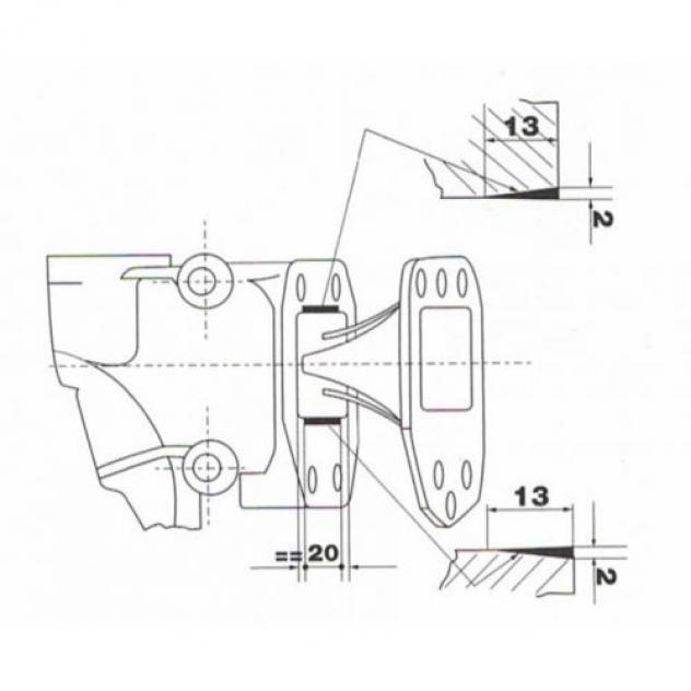 Pacco lamellare VL13 scooter Piaggio Malossi 279490C0 - Foto 2