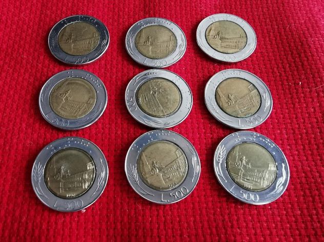MONETE DA ( 500 - LIRE ) - Foto 3