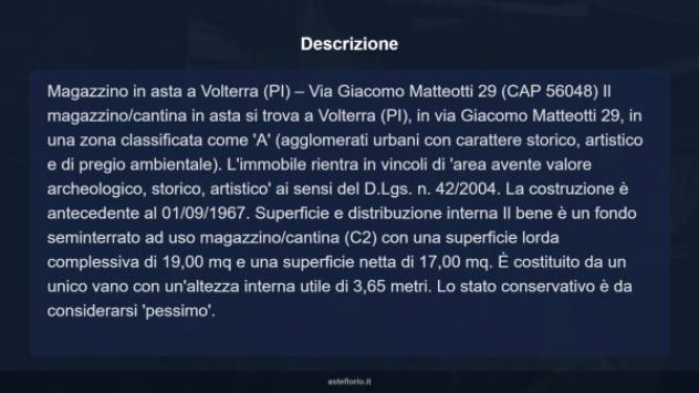 Immobile in asta di 19 m² in vendita a Volterra - Foto 7