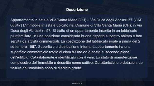 Immobile in asta di 83 m² in vendita a Villa Santa Maria - Foto 17