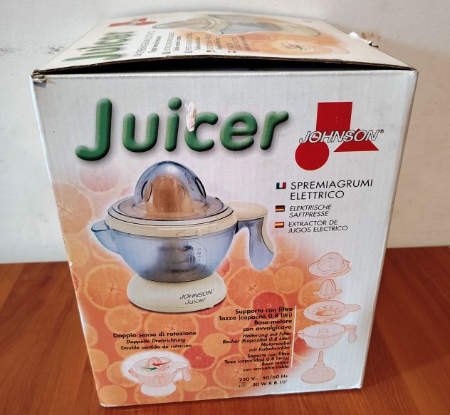 Spremiagrumi Johnson Juicer da 30W capacità 800 ml doppia rotazione - Foto 10