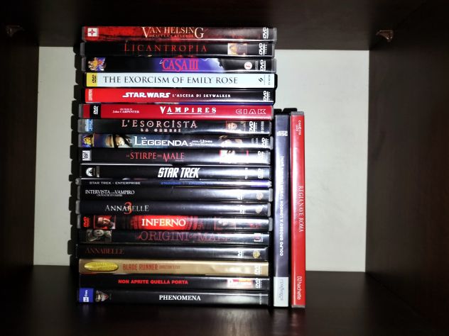 20 DVD *HORROR FANTASCIENZA DOCUMENTARI* Vendo/Scambio con libri esoterismo