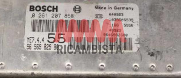 0261207858 9656982980 Citroen C4 centralina motore Bosch - Foto 2