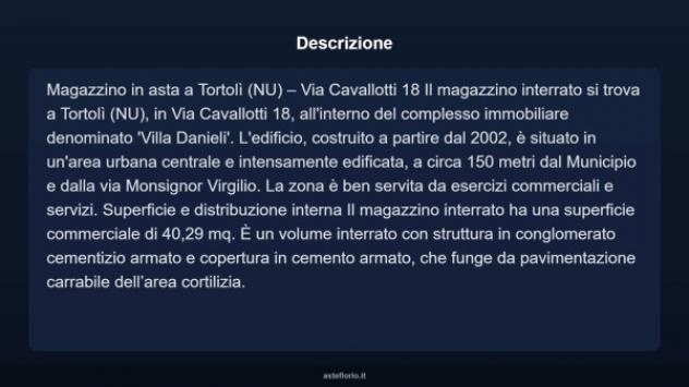 Immobile in asta di 40 m² in vendita a Tortolì - Foto 3
