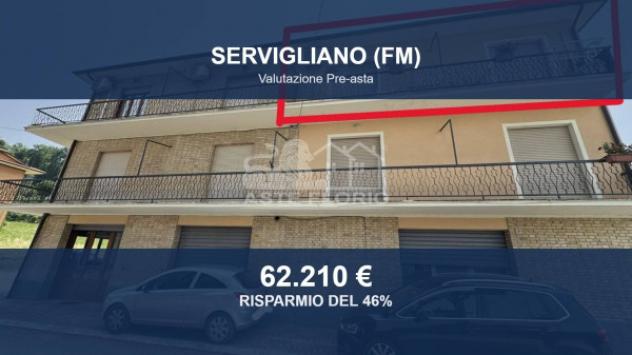 Immobile in asta di 105 m², box auto in vendita a Servigliano