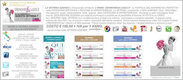 STARTUP CERIMONIEdiLUSSO.IT IL PORTALE WEDDING - Foto 4