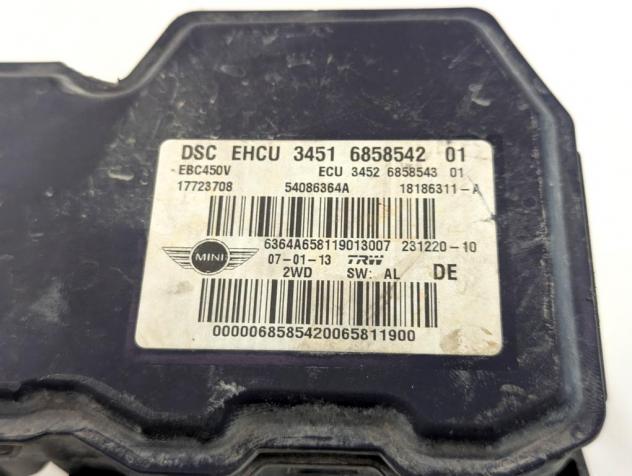 34516858542 CENTRALINA POMPA AGGREGATO ABS MINI COUNTRYMAN 1.6 D 82 KW R60 2WD (2013) RICAMBIO USATO - Foto 5