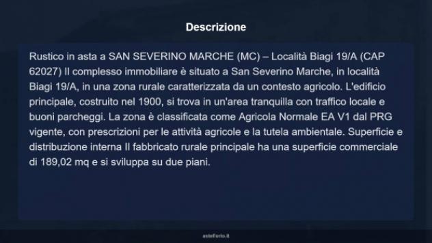 Immobile in asta di 189 m² con più di 5 locali in vendita a San Severino Marche - Foto 17