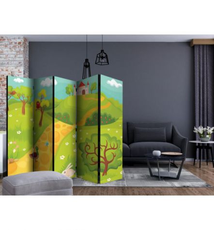 Paravento ARREDALACASA Per Bambini N.19 Con 5 Ante