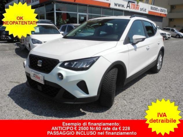 SEAT Arona 1.0 EcoTSI 110cv DSG Style autom. -Ok NEOPATENTATI rif. 23845237
