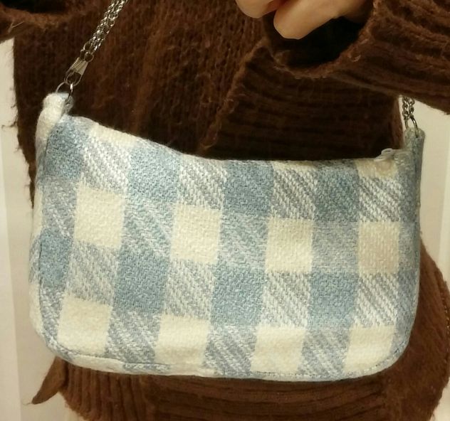 BORSA FATTA A MANO PIED DE POULE - Foto 7