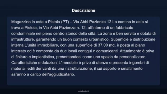 Immobile in asta di 37 m² in vendita a Pistoia - Foto 3