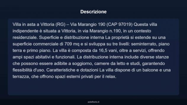 Immobile in asta di 709 m² con più di 5 locali e box auto in vendita a Vittoria - Foto 10