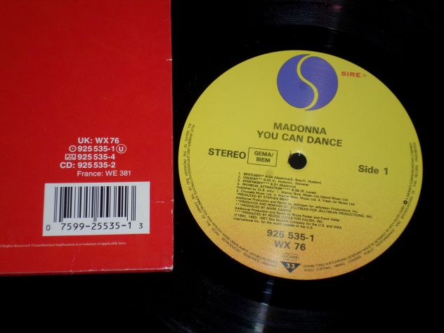 MADONNA - You Can Dance - Extended Remixes - LP / 33 rpm 1987 SIRE - Foto 3
