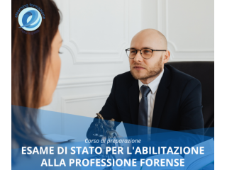 Corso di preparazione Esame di Stato per l'abilitazione alla professione forense