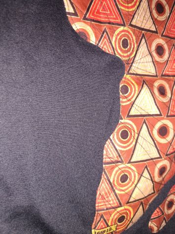 Maglietta Africa con decorazione tessuto taglia L - Foto 2