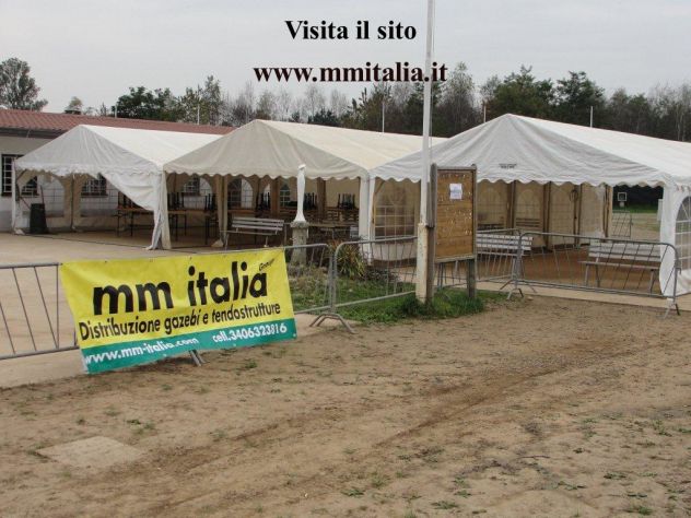 Tendoni per eventi Proloco 5 x 8 x 2,2 /3,1 mt. LA DUE20 - Foto 8