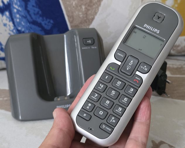 Philips Dect 1221S telefono cordless per linea fissa di casa completo - Foto 3