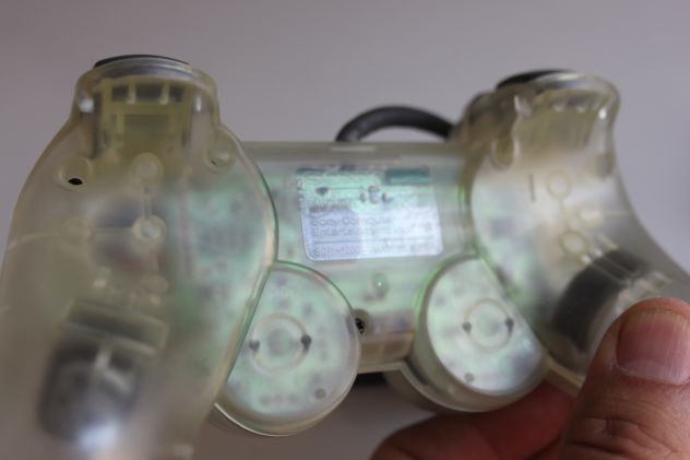 SCPH 1200 Sony PlayStation PS1 TRASPARENTE Controller originale usato buono. Co - Foto 5