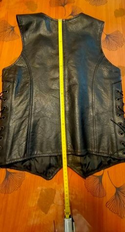 Vendo gilet in pelle unisex taglia M nero - Foto 2