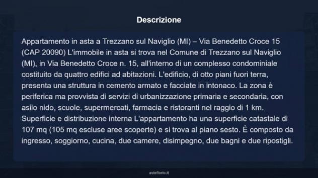 Immobile in asta di 107 m² in vendita a Trezzano sul Naviglio - Foto 8