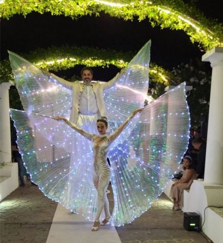 Artisti di strada  farfalle luminose  Organizziamo e personalizziamo ogni evento - Foto 3
