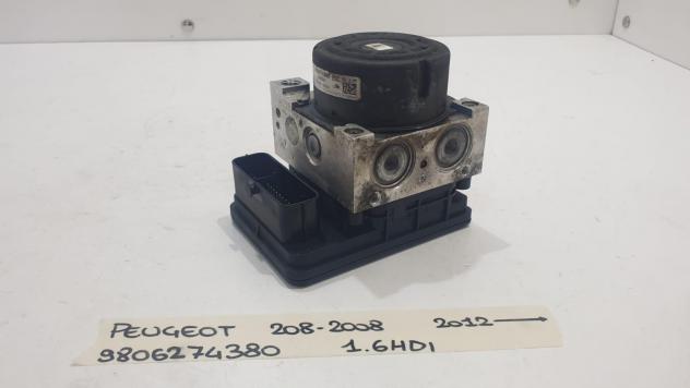 CENTRALINA ABS PEUGEOT 2008 1° Serie 9806274380 Diesel 1.6 (13)