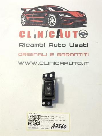 INTERRUTTORE RISCALDAMENTO SEDILI NISSAN X-Trail Serie (T32) R9M (1418)