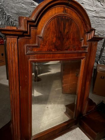 SPECCHIERA ANTICA CON CASSETTINI, IN LEGNO - Foto 6