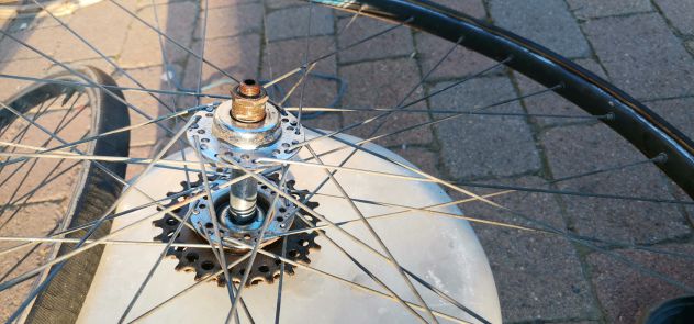 Cerchi bici corsa anni 70 x tubolare. - Foto 5