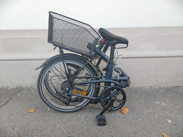 Bici pieghevole FOLD 500 blu BTWIN