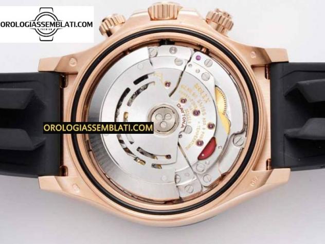 Rolex Replica DAYTONA 116515 1:1 BEST EDITION QUADRANTE CIOCCOLATO INDICATORI LUME SU CINTURINO OYSTERFLEX SA4130 V2 - Foto 4
