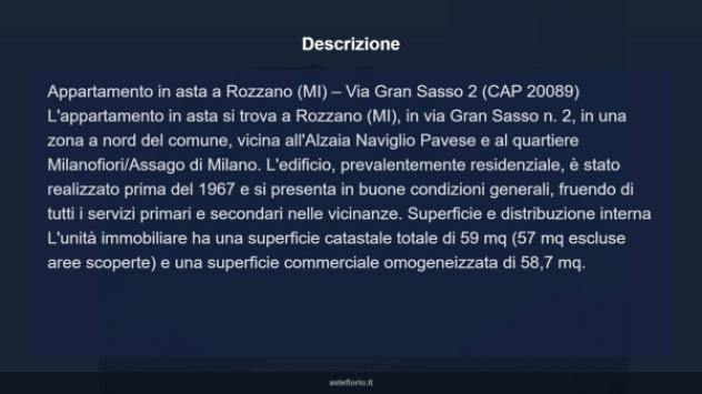 Immobile in asta di 59 m² in vendita a Rozzano - Foto 12