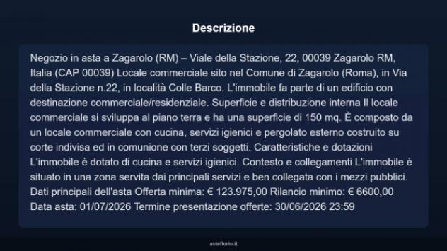 Immobile in asta di 150 m² in vendita a Zagarolo - Foto 4