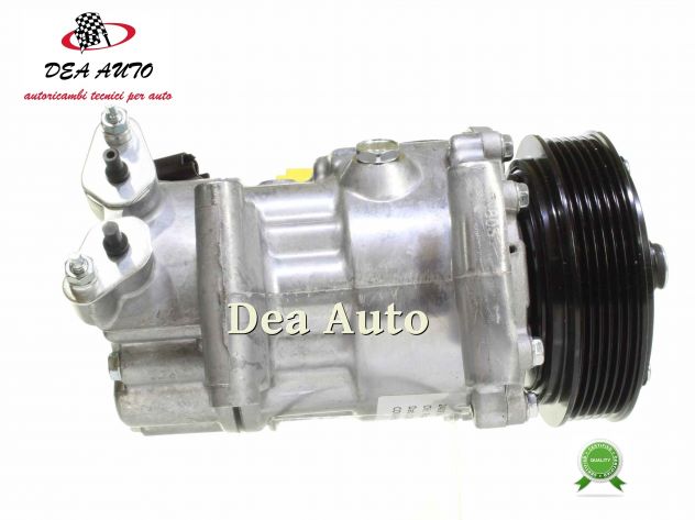 Compressore aria condizionata peugeot 207 307 308 508 sd6c12 6453qj 9651910980 - Foto 4