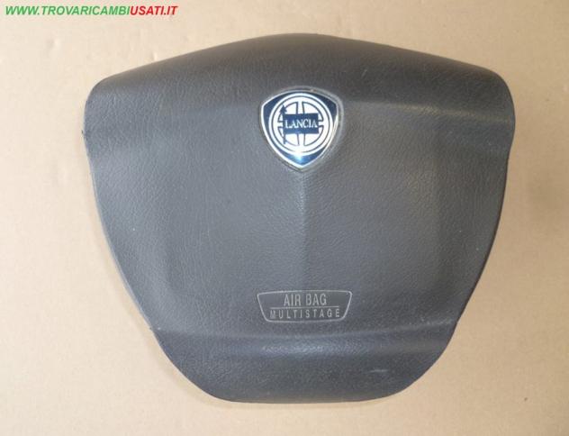 DISPOSITIVO AIR-BAG lato guida KIT VOLANTE MARRONE SP.GIALLA /VERDE LATERALE - PASS. GIALLO/VERDE LANCIA MUSA (350-TG)  Carrozzeria  Sicurezza  Airbag