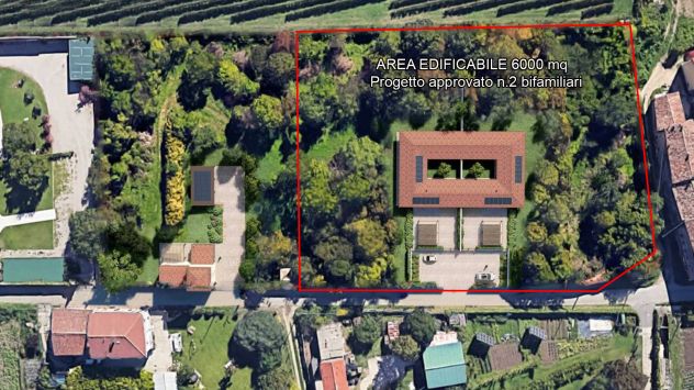 Terreno edificabile bifamiliare con progetto approvato Verona