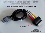 Cavo video/ Audio stereo Nintendo Originale, RGB/scart per Nintendo SNES e N64