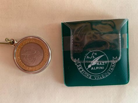Medaglia commemorativa Alpini Raduno Aosta 2003 - Foto 3