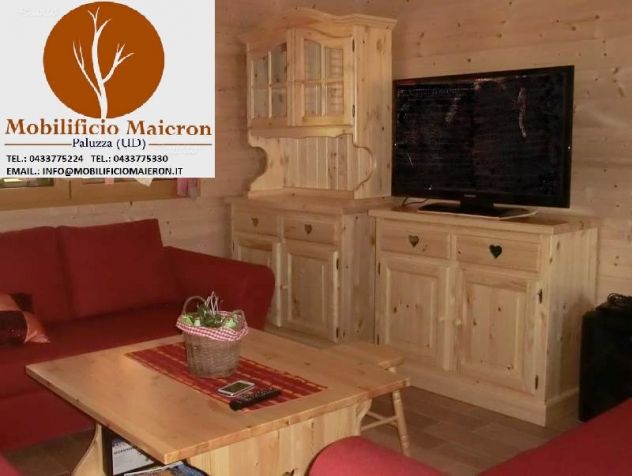 Arredamenti Mobili Rustici Nuovi : Soggiorno in Legno Nuovo cod 043 AFFARE