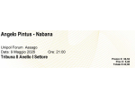Biglietti Angelo Pintus Nabana - Milano 9 maggio