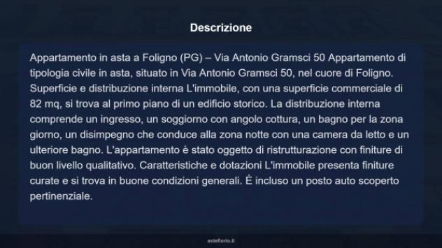 Immobile in asta di 82 m² in vendita a Foligno - Foto 17