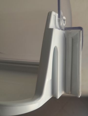 Balconcino Frigo Ariston Mensola Porta oggetti 440 mm Originale completo di base - Foto 4