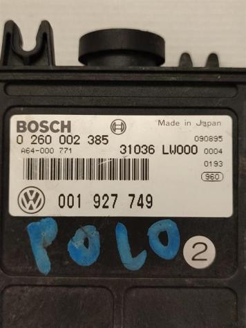 CENTRALINA MOTORE VOLKSWAGEN Polo 3° Serie 001927749 0260002385 AEE benzina 1598 (9401) - Foto 2