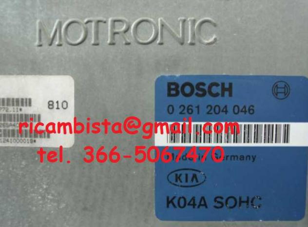 0261204046 Kia Sportage 2.0 centralina motore Motronic